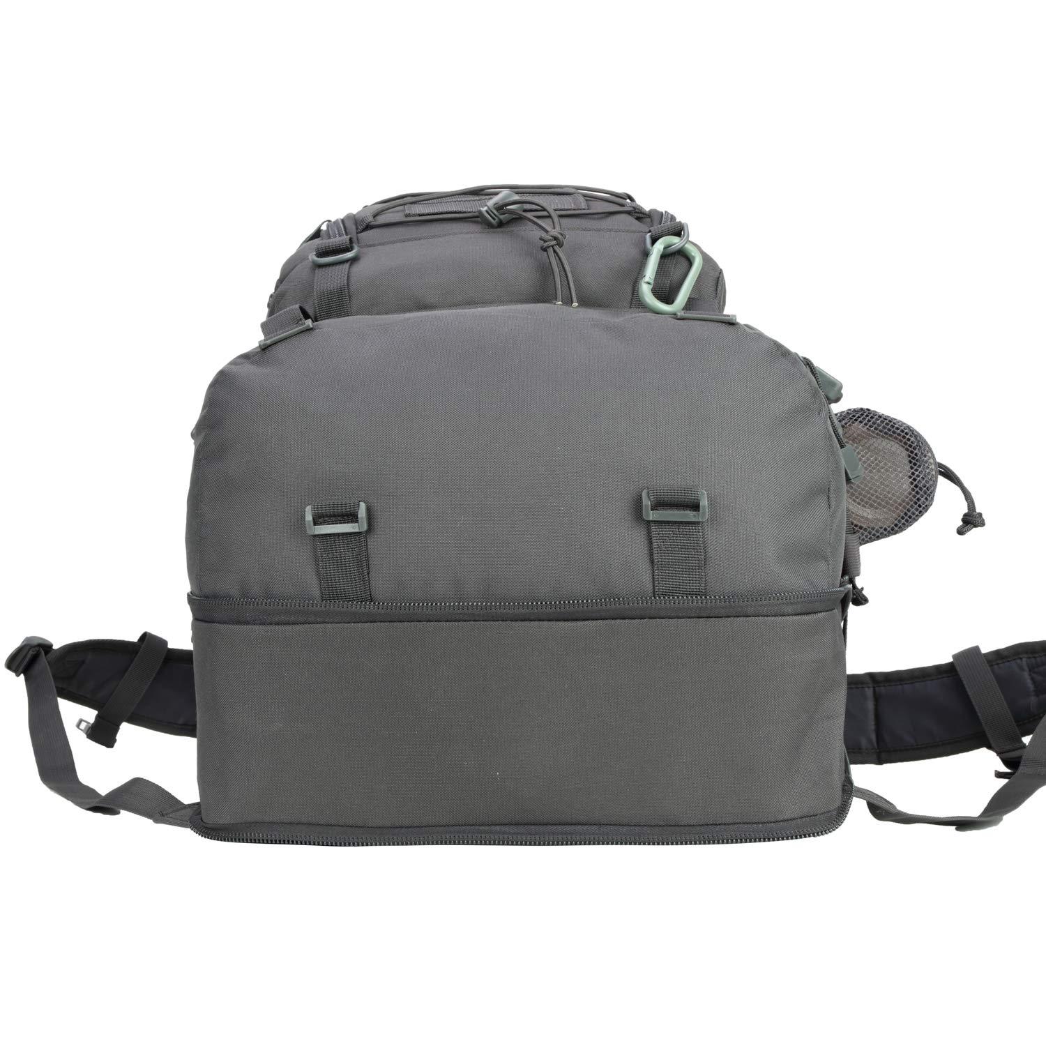 Greencity Greencity 3 Day Tactical Backpack Large Capacity Molle Bag Expandable Hiking Camping HuntingGrey