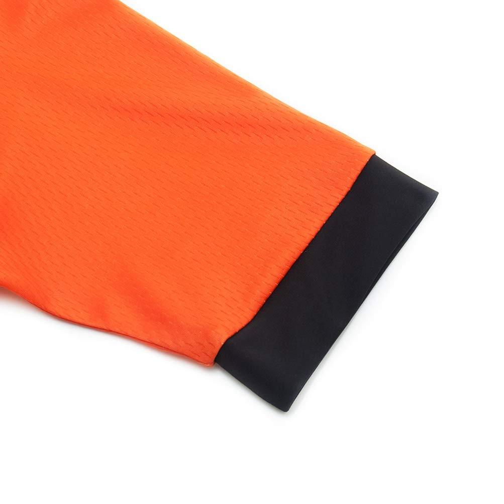 Uriah Uriah Men's Cycling Jersey Short Sleeve Reflective Orange Style Size 5XL(CN)
