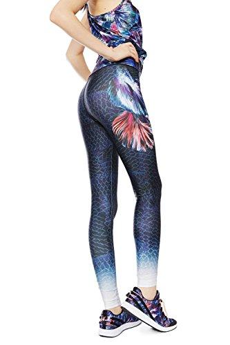 Desigual Desigual Sport Legging Atlantis 18SONK13 (Blue) (XL)