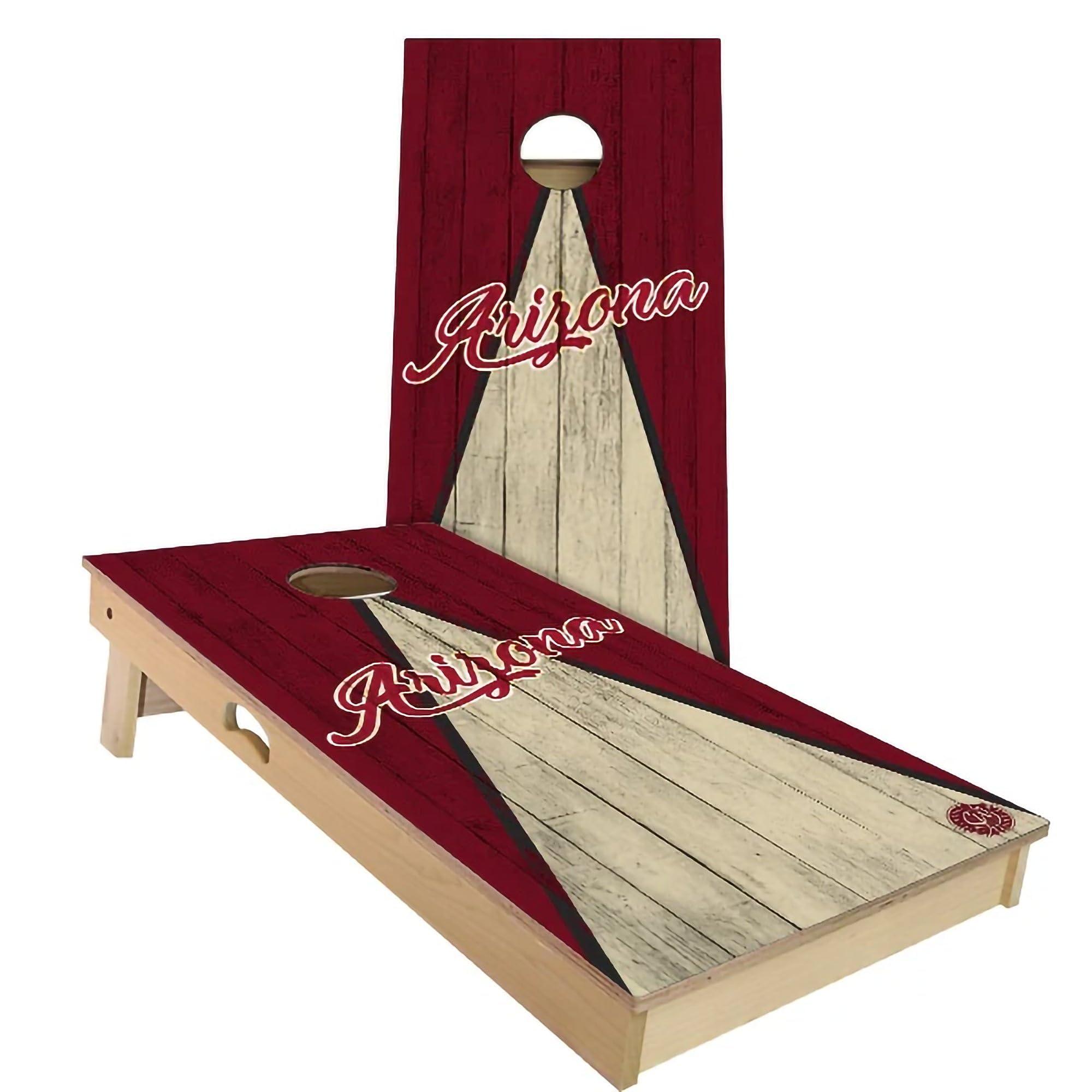 Skip's Garage Skip's Garage Arizona Triangle Themed Cornhole Set - All-Weather 2x4 (Weather Bags) - Include Hole + Edge Lights