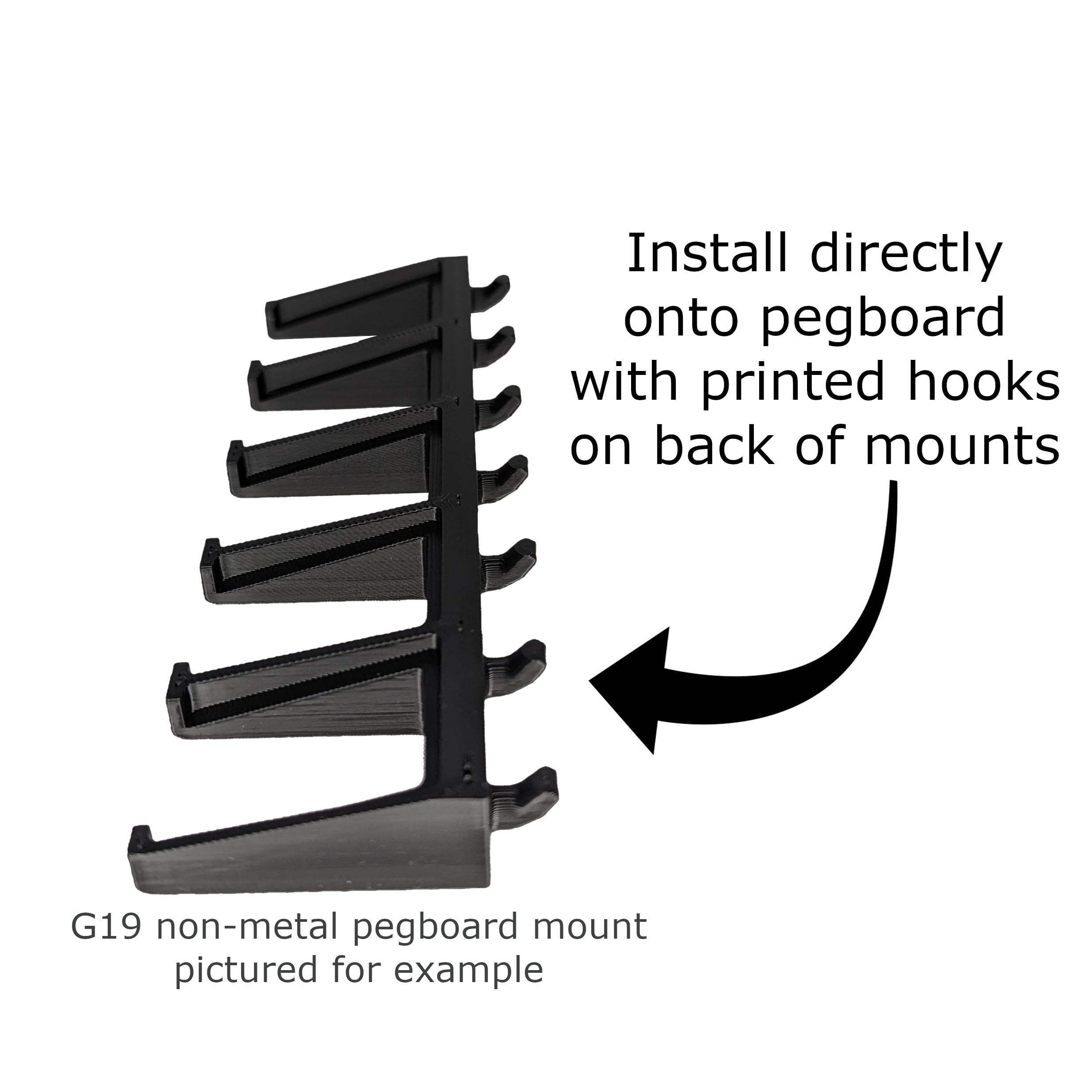 Hammy3DPrints Hammy3DPrints Mount for FN P90 / PS90 Mags - Pegboard/Metal Pegboard/Skadis/etc. | Magazine Holder Storage Rack (Skadis)