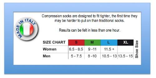 Travelsox Travelsox Flight Travel Socks OTC Patented Graduated Compression, TS1000, Brown, Small Unisex Sizing
