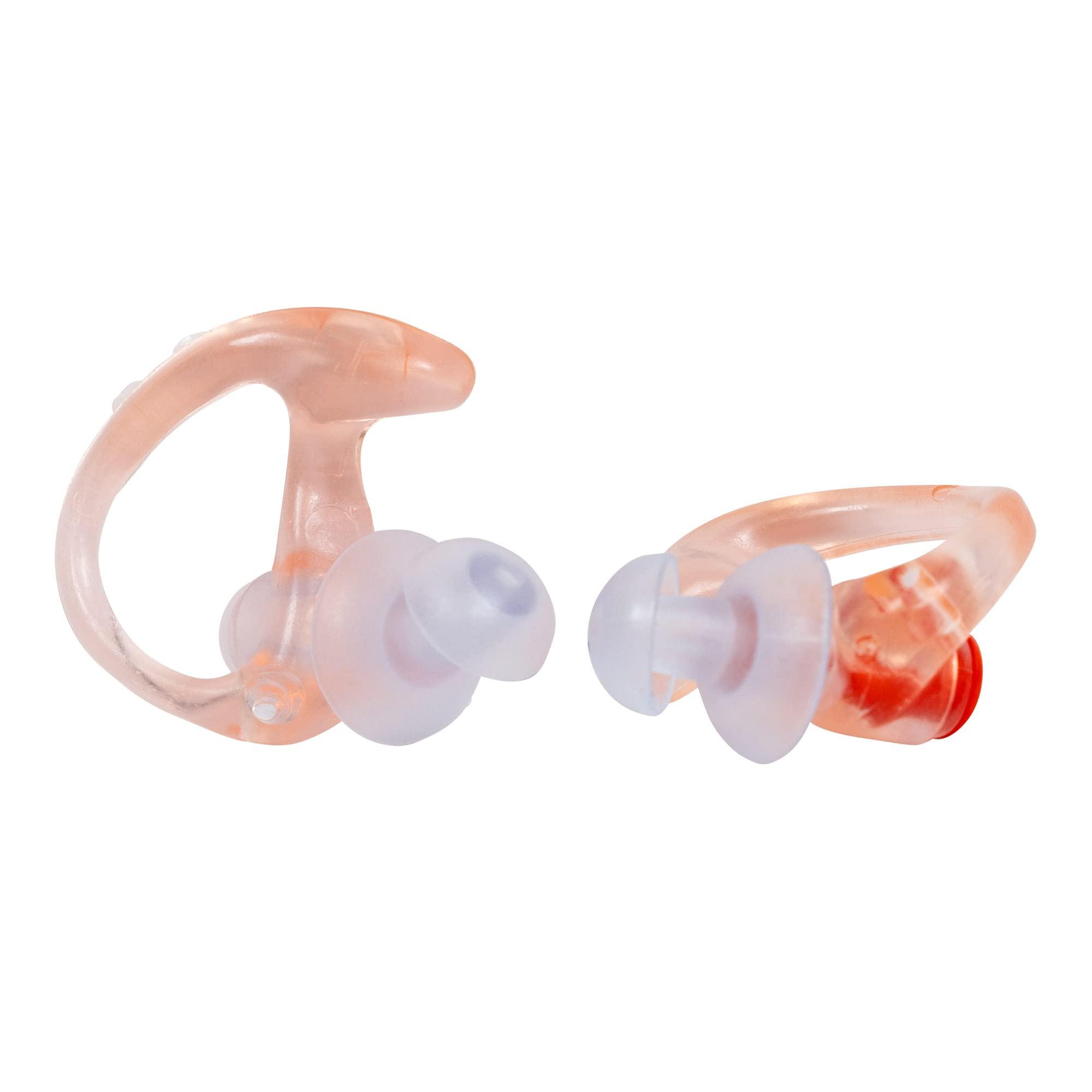 JBL JBL Spearguns Reusable Hydro Seal Aqua Ear Plugs for Swimming, Noise Reducing, Soft Silicone Hypoallergenic Earplugs, Blocks Water, Allows Equalizing, Perfect for Surfing and Diving, Small, 1 Pair