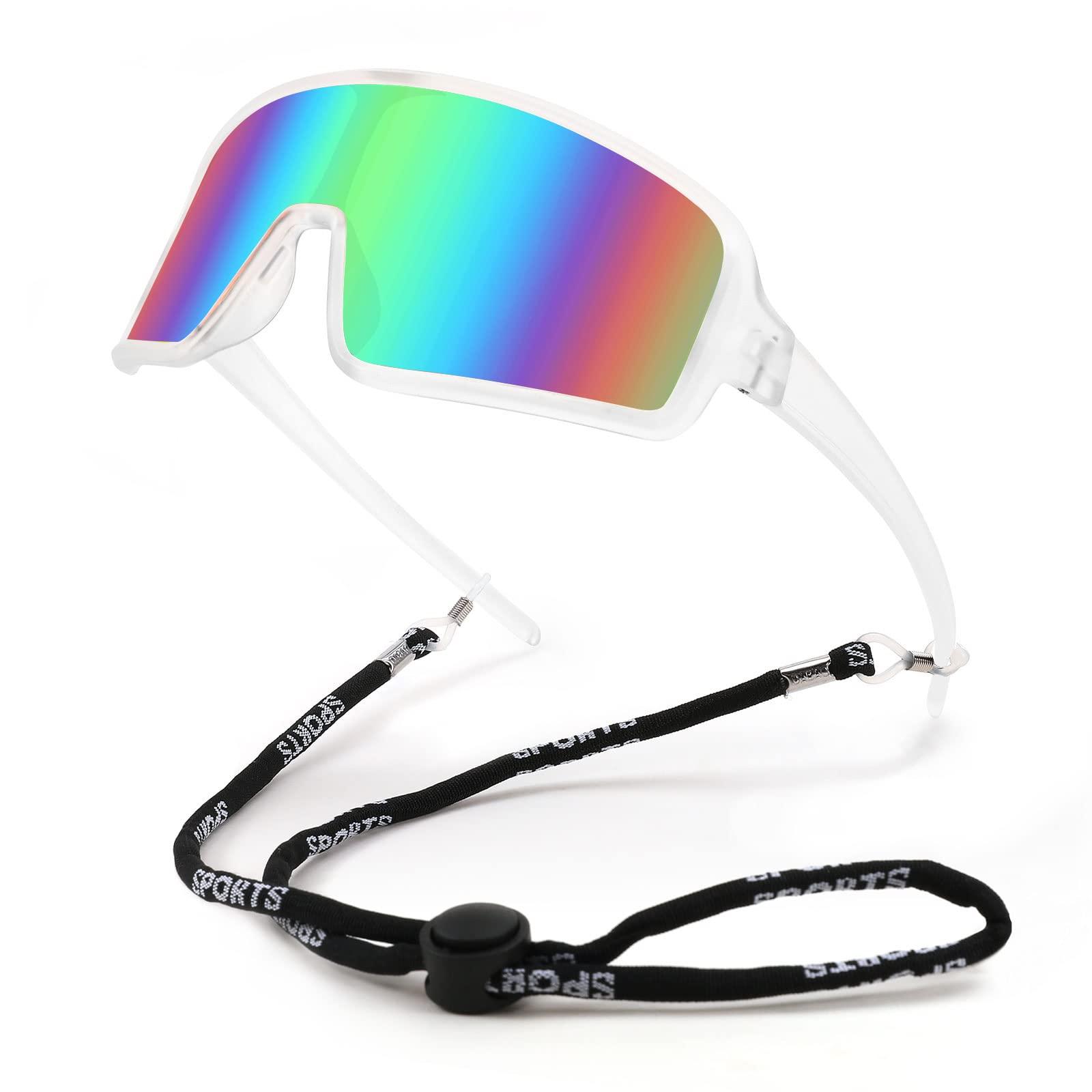 FEISEDY FEISEDY Sports Cycling Sunglasses 4 Lenses Baseball Fishing Ski Running Trekking Golf UV400 Mirrored Sun Glasses B2962