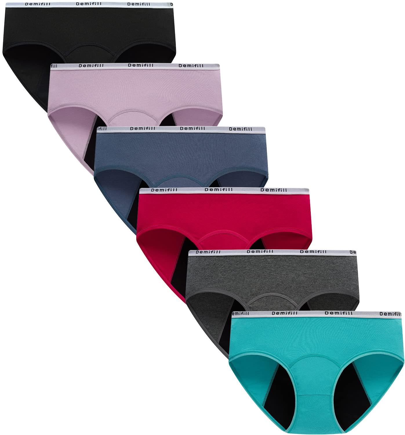 Demifill Demifill Teen Girls Period Panties Juniors First Period Starter Underwear Soft Briefs 14-16Years