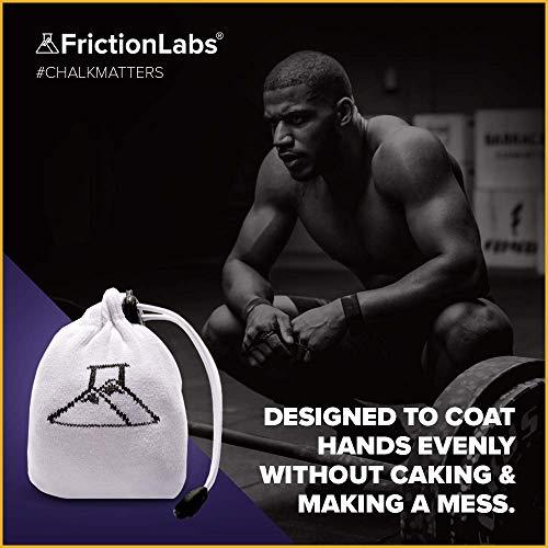 Friction Labs FrictionLabs Magic Chalk Ball, 2.2 oz - Premium Gym Chalk In Refillable Sock - Non Toxic - Great for Climbing, Gymnastics, Weightifting, Crossfit, Pool, Training