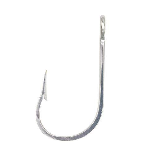 Rite Angler Rite Angler Southern Style Stainless Steel Bait Hook Offshore Trolling 6/0, 7/0, 8/0, 9/0, 10/0, 11/0, 12/0 for Offshore Saltwater Big Game Fishing (7/0)