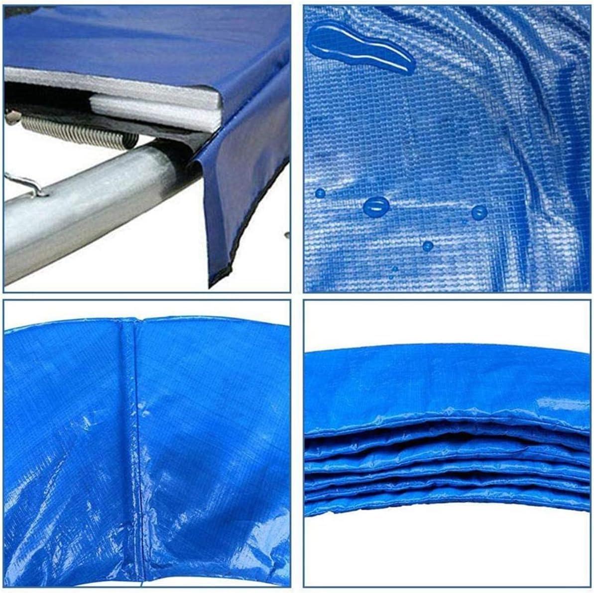 AMeLL Replacement Trampoline Cover 6ft 8ft 10ft 12ft 13ft 14ft Round Trampoline Replacement Mat Spring Cover (Color : Blue, Size : 16FT)