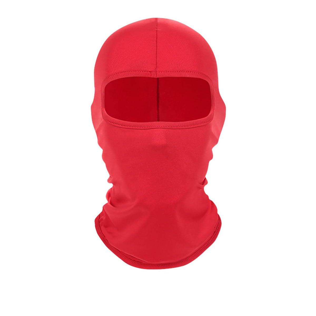 Ligart Black Red Balaclava Ski Mask Head Mask Full Face Mask Windproof Sun UV Protection Hood for Women Men
