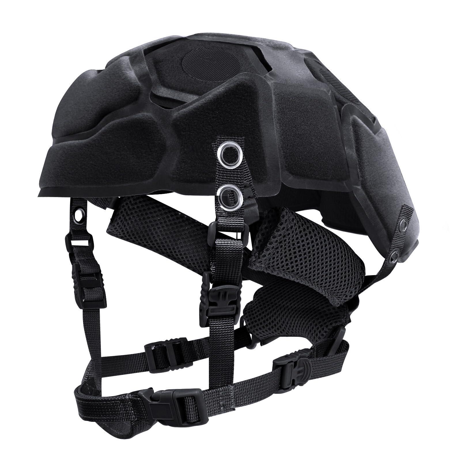 Yzpacc Yzpacc 2set Tactical Helmet Pads and Helmet Chin Strap Replacement Adjustable for Tactical Fast MICH ACH Bump FMA EXF Helmet Replacement Accessories Kit