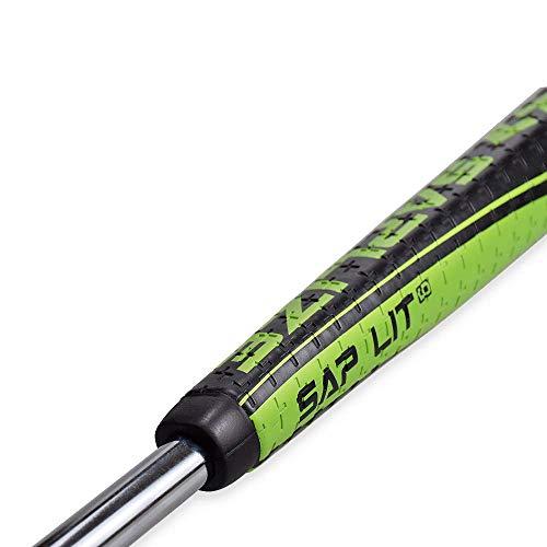 SAPLIZE SAPLIZE Putter Grip Midsize Pistol Shape Light Anti-Slip Pattern, Sap Lit V2, Green