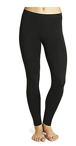 undercover lingerie 2 Pairs Ladies Hot Stuff Thermal Fleece 4.9 Tog Leggings Black Medium
