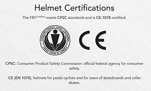 Predator Design Inc Predator Certified Skate Helmet FR7 - White, Medium