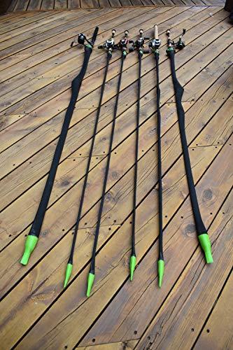 LINE CUTTERZ LINE CUTTERZ Edition TRC - Casting Rod Shield w/Reel Strap & Foam Tip, Keeps Lines from Tangling - Size Small