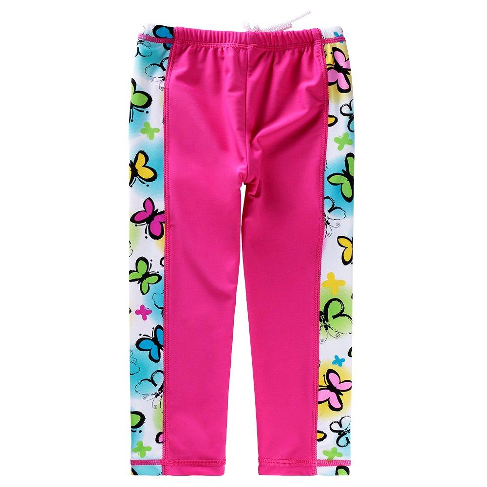 BAOHULU BAOHULU Girls Swimsuit Two Piece Tankini UPF 50+ UV Protective Rash Guard Set 3-12 Years S240_ButterflyLong_14A