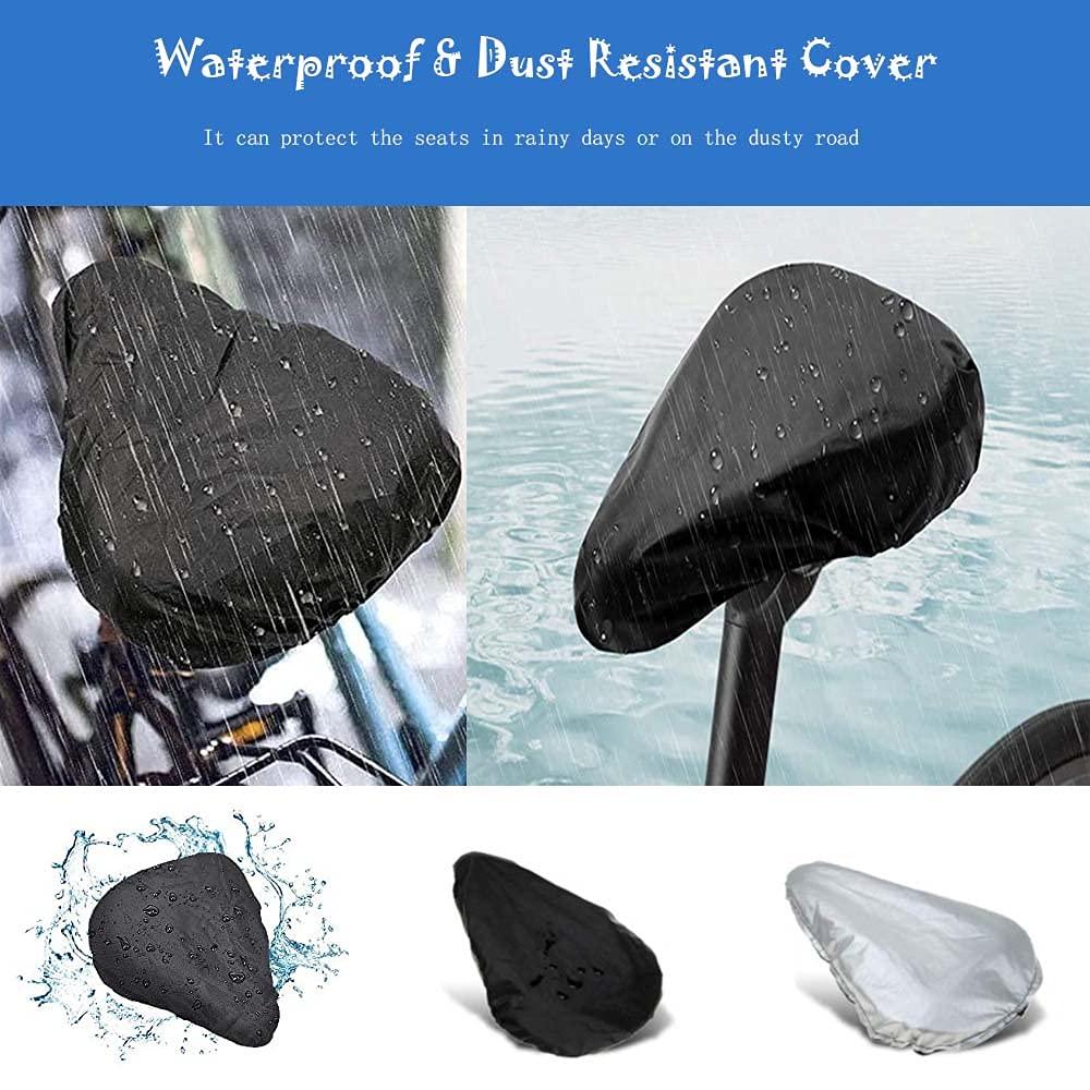 Liyamobu Liyamobu Kids Gel Bike Seat Cushion Cover for Boys & Girls, 9"x6" Breathable & Extra Soft Memory Foam Children Bicycle Saddle Pad with Water&Dust Resistant Cover