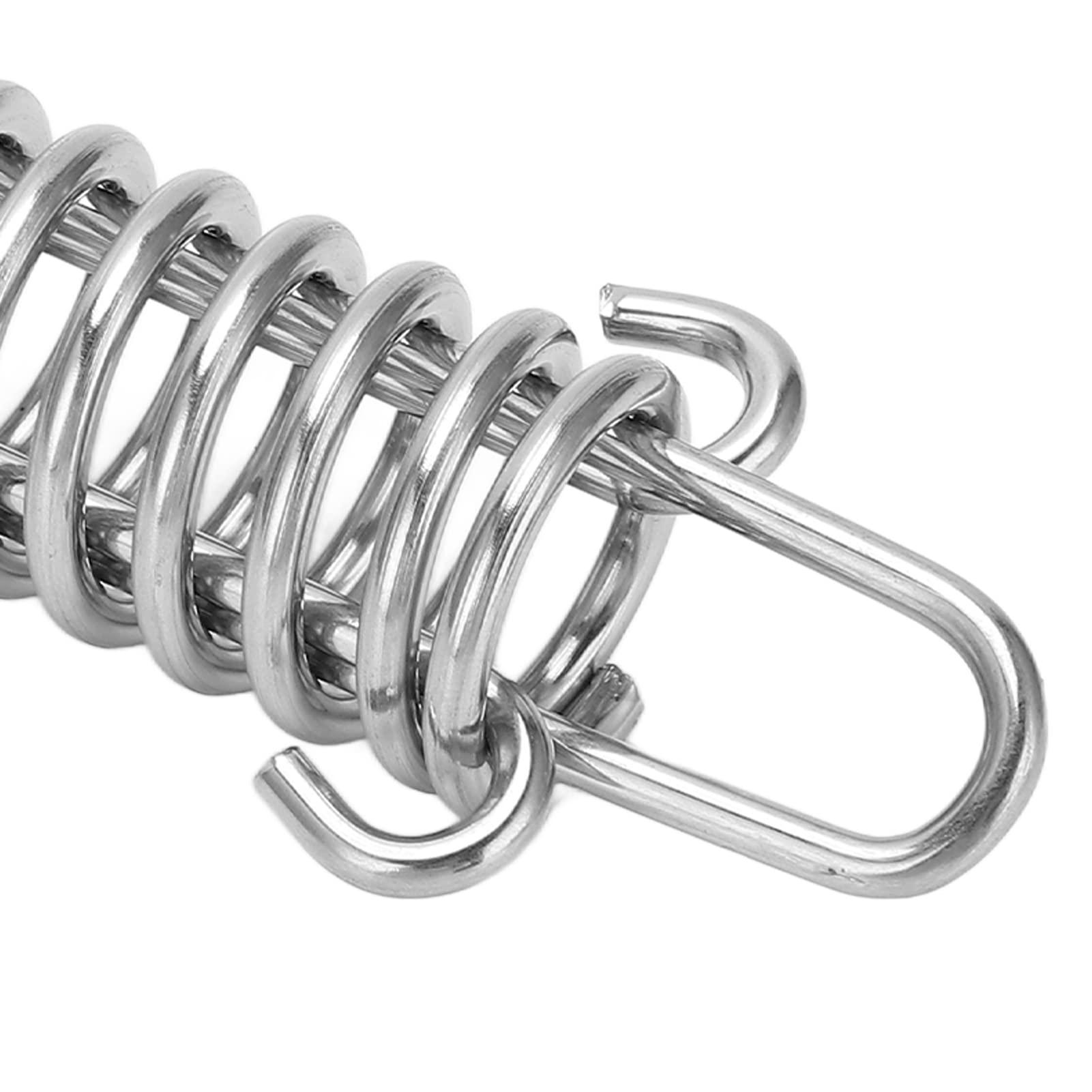 Aramox Aramox Mooring Spring, 113mm Stainless Steel Mooring Line Spring Shock Absorbing Multifunctional Marine Hardware for Boat Yacht Park