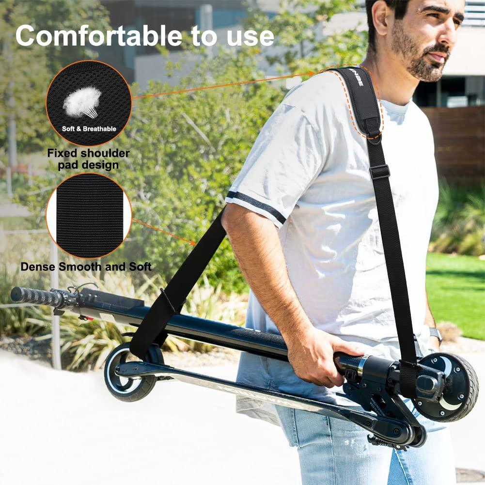 Yorkenbe Yorkenbe 1 Pack Carry Strap for Folding Chair, Adjustable Beach Chair Backpack Straps, Carry Strap for Beach Chair, Backpacking, Picnics, Scooter, Foldable Bikes (Black, 115-195cm) (black, 1pc)
