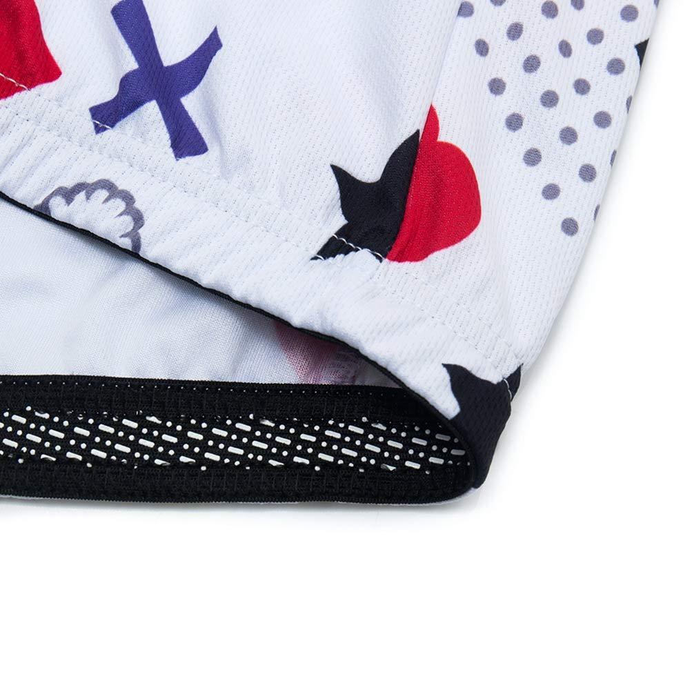 Uriah Uriah Men's Cycling Jersey Short Sleeve Sweat Wicking Football White Size 5XL(CN)