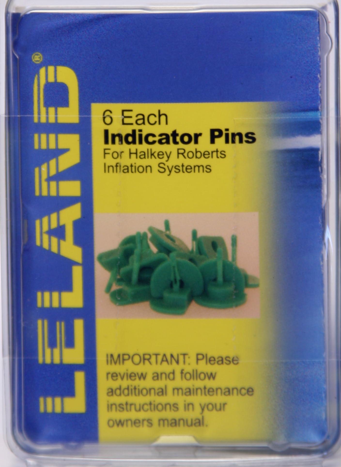 LELAND Green Indicator Pins for Inflatable Life Jackets / PFDs