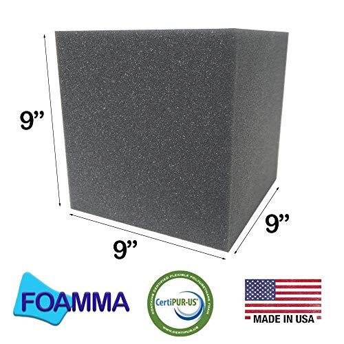 Foamma Foamma Charcoal Foam Pit Cubes/Blocks 9 x 9 x 9 20 Pack for Gymnastics, Freerunning and Parkour Courses, Skateboard Parks, BMX, Trampoline Arenas