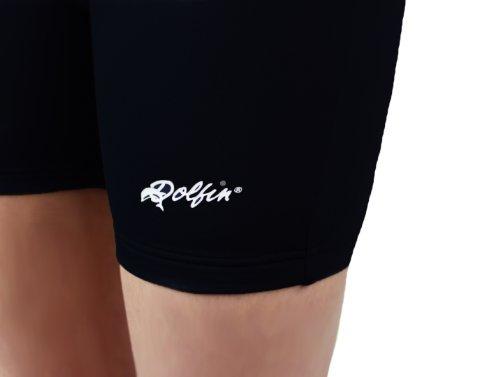 Dolfin Dolfin Aquashape Women\'s One Piece Swimsuit Full Coverage Shaping Boy-Leg Bodysuit (14, Black)