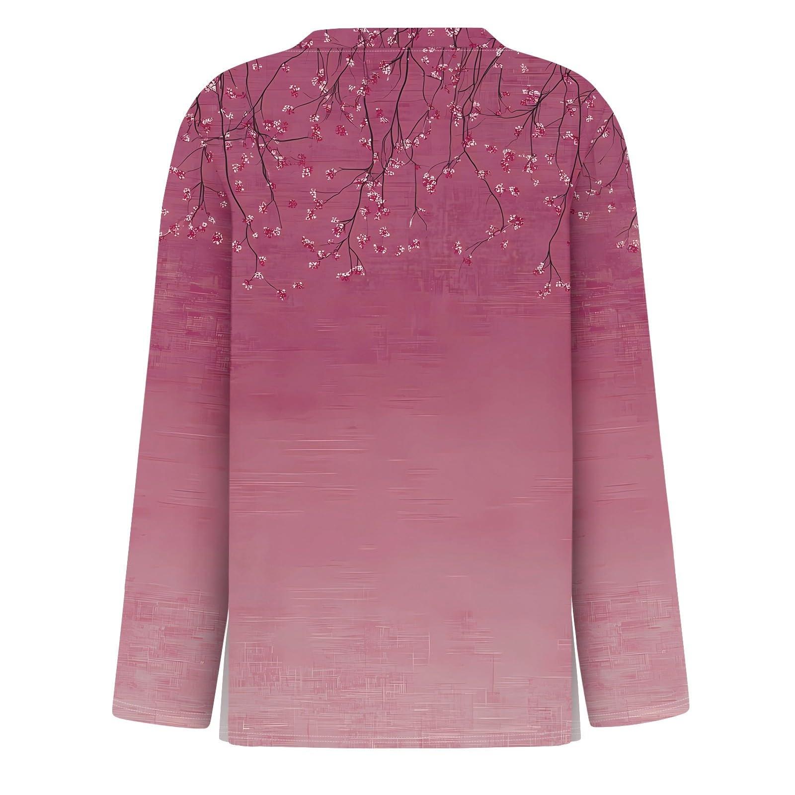 NineFit Basics Cotton Tops for Women Waffle Knit Tops for Women Long Sleeve Shirts for Women - Womens T Shirts Long Sleeve Crew Neck Shirts Basic Tee Sort Comfy Printed Tops Blouse Medium 08-Wine