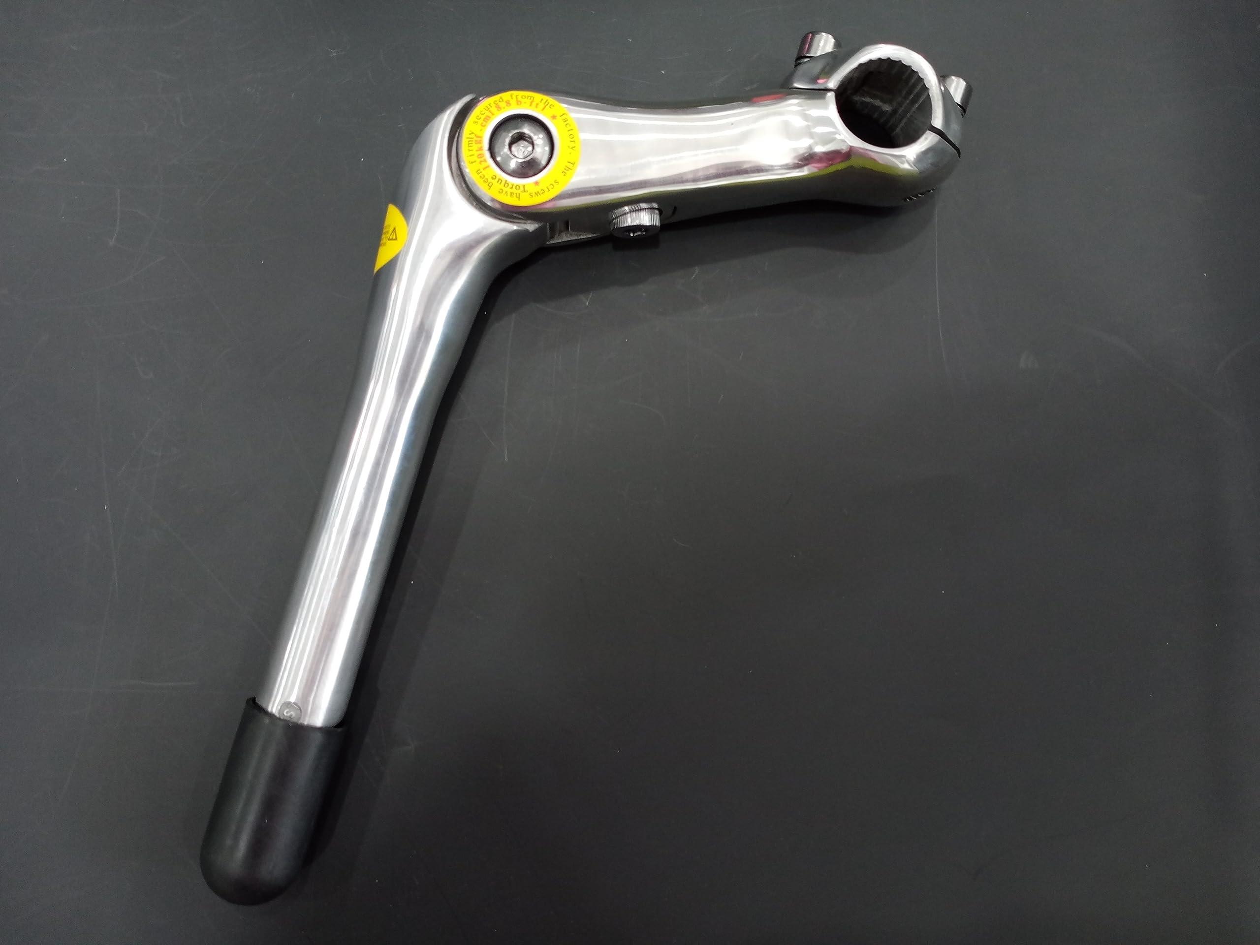 DONSP1986 DONSP1986 Quill Stem Adjustable 25.4mm, 22.2mm Alloy Alum 110mm -for Beach Cruisers, MTB's, and Gas Powered Bicycles- Silver (Silver, 22.2)