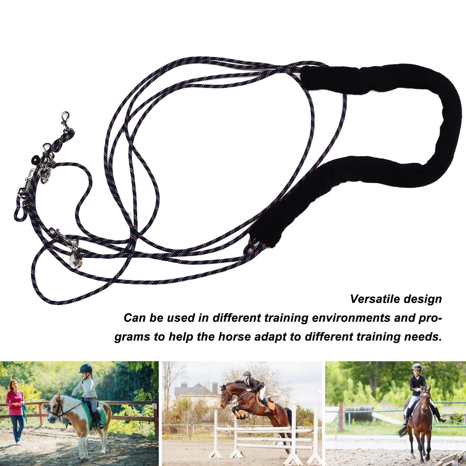 Yunir Lunge Equipment for Horse, Adjustable Horse Training and Lunging Aid, Professional Level Support and, Choose for Training Horse (Black)