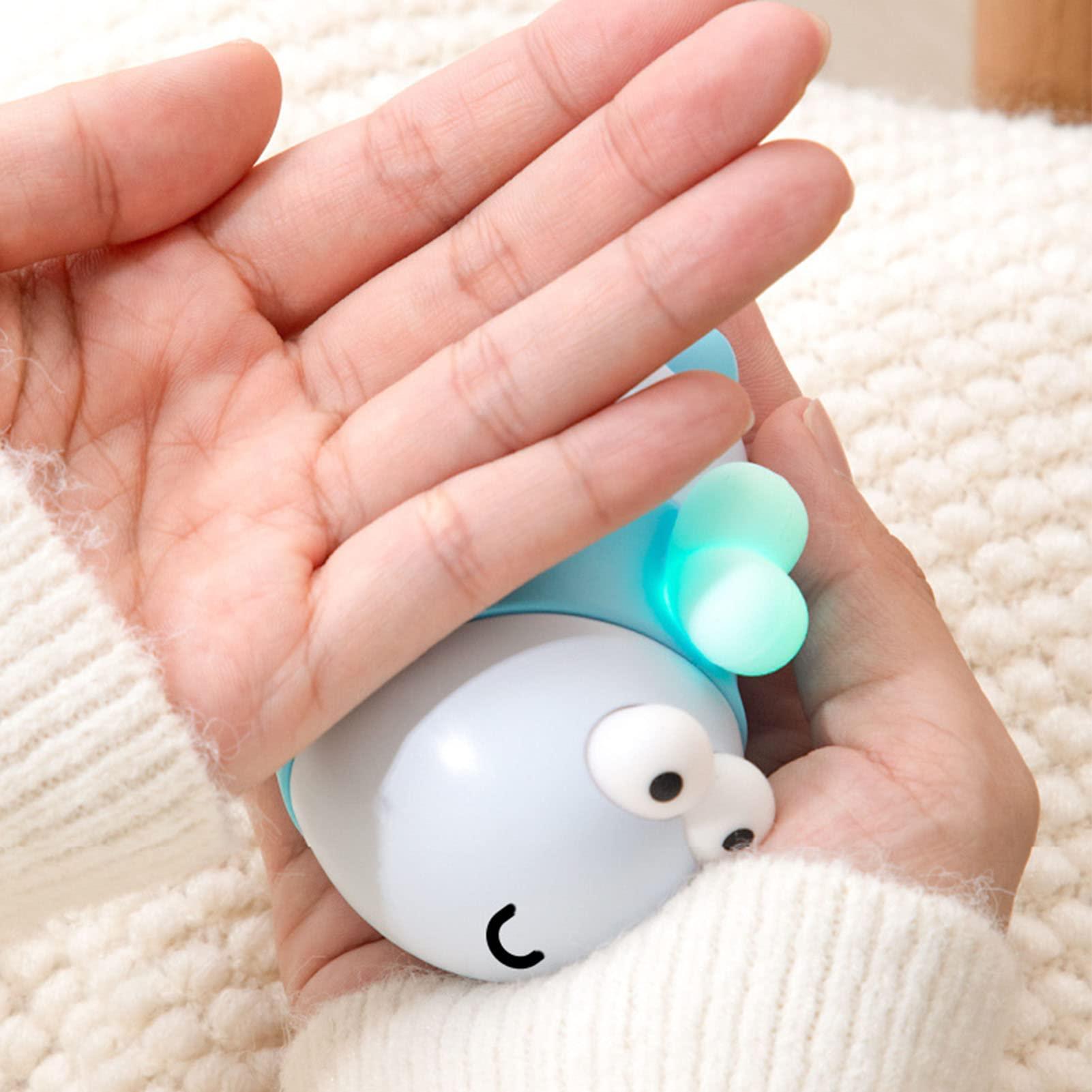 MINGZHE MINGZHE Rechargeable Hand Warmer Bee Style,2 Temp Modes Fast Heating Electric Hand Warmer for Home Winter Office(Blue)