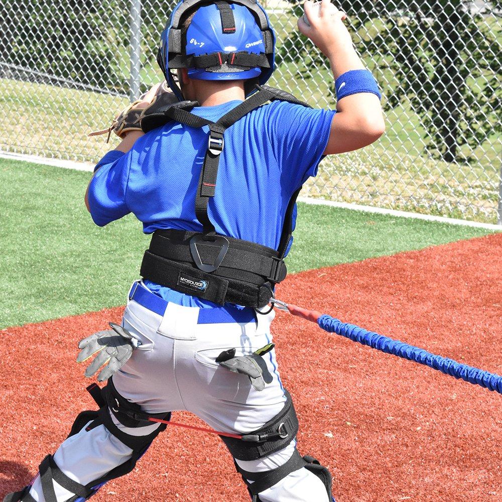 Kinetic Bands Acceleration Speed Cord Bungee Multi-Sport Resistance Training - Improve Strength, Power, Agility – 3 Belt Sizes (S, M, L) Available - Comfort, Efficiency – Kinetic Bands (Large 40+ inch Waist)