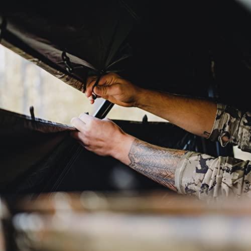 Barronett Blinds Barronett Blinds Wide Side 95, Portable Hunting Blind, Side-by-Side Hub Blind, Huge Interior, Panoramic Shooting Window, 2-Person, Crater Harvest, 75 x 79 x 95, WS95CH