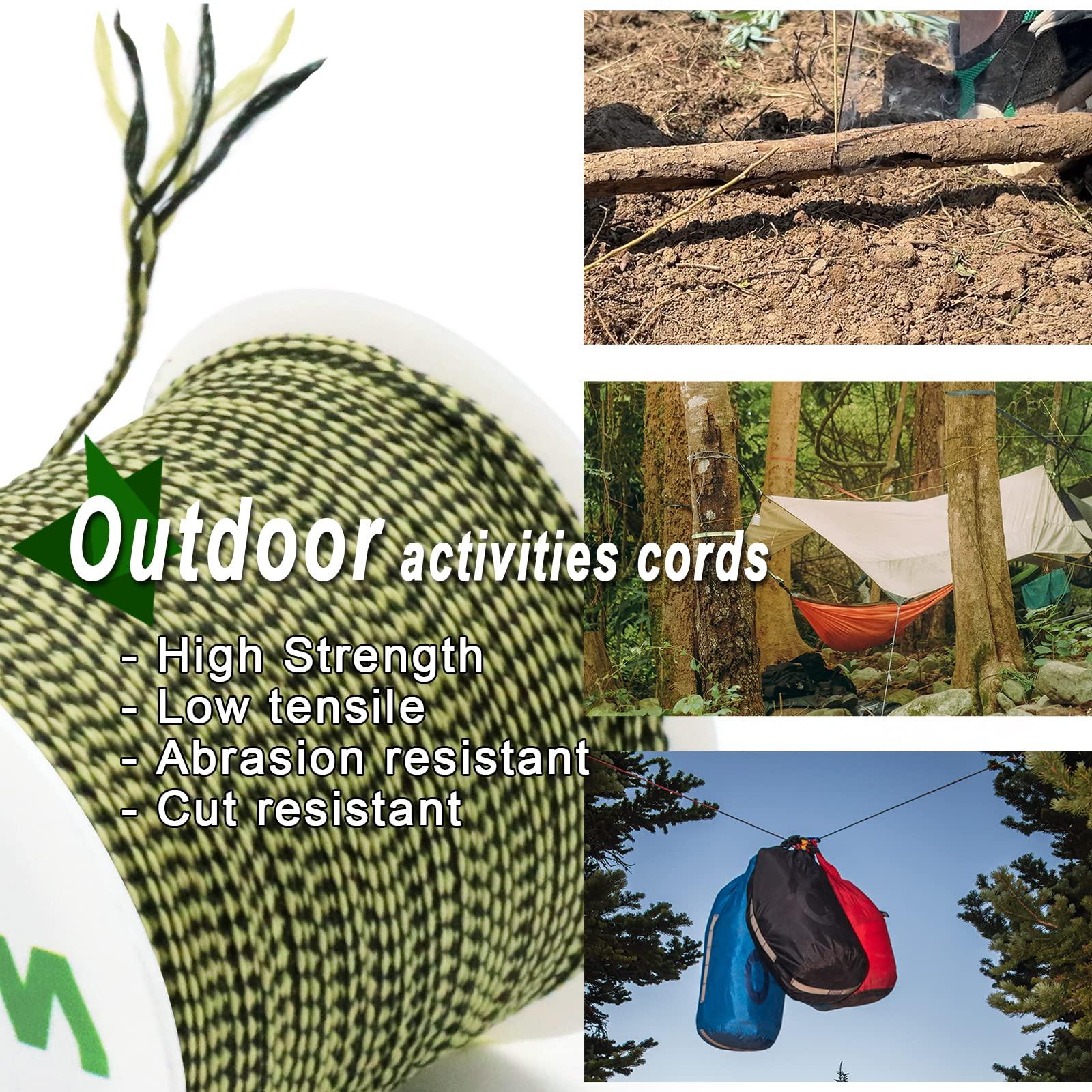 9KM DWLIFE 9KM DWLIFE Kevlar Line, High Strength, Abrasion Resistance, Flame Retardant, Fishing Assist Cord, Kite String, Model Rocket Shock, Hammock Tarp Ridgeline, Tactical Survival