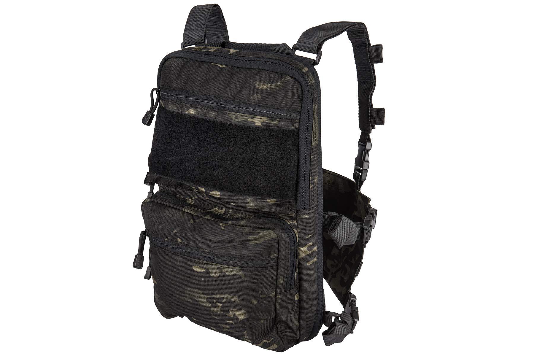 Lancer Tactical Lancer Tactical 1000D Nylon QD Chest Rig and Backpack Combo (Black Camo)