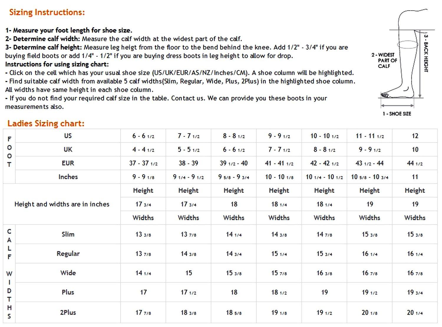 Hispar Hispar Women Ladies Victory Leather English Field Boots Horse Back Riding Equestrian - Brown 8 Regular Calf