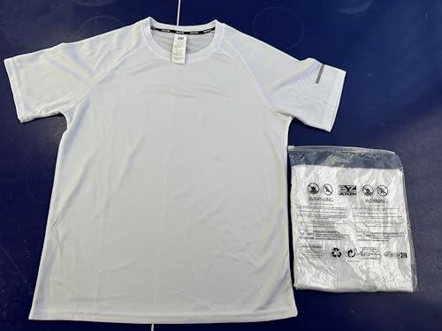 Boyzn 3 Packs Workout Shirts for Men - Activewear Tops Gym Shirts Dry Fit Mesh Moisture Wicking Running Fitness Short Sleeve Crewneck Sports Athletic T-Shirt Tops Black/Gray/Blue-3P02-L