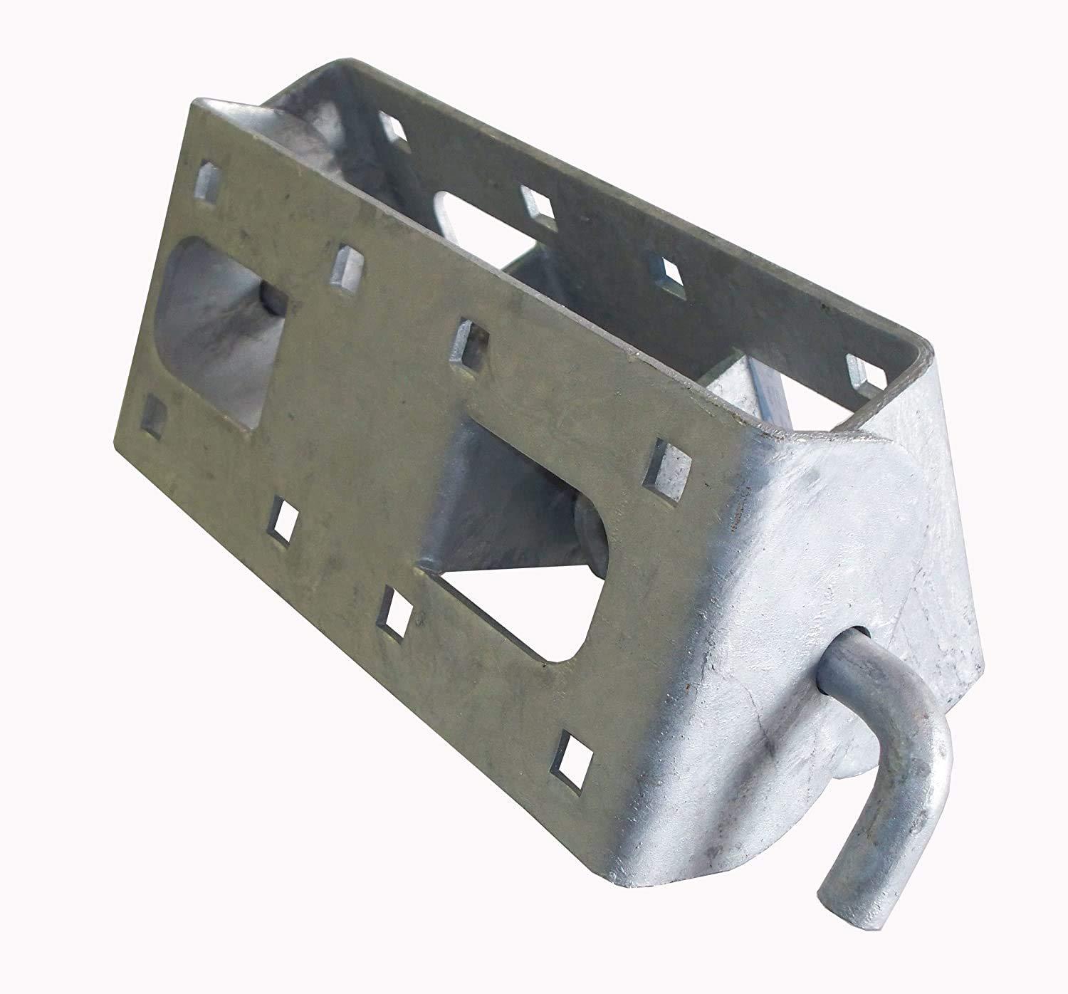 Dock Edge Dock Edge Floating Dock Heavy Duty Connector Hindge, Galvanized, Grey, 13\" x 5-1/4\" x 4-3/4\"