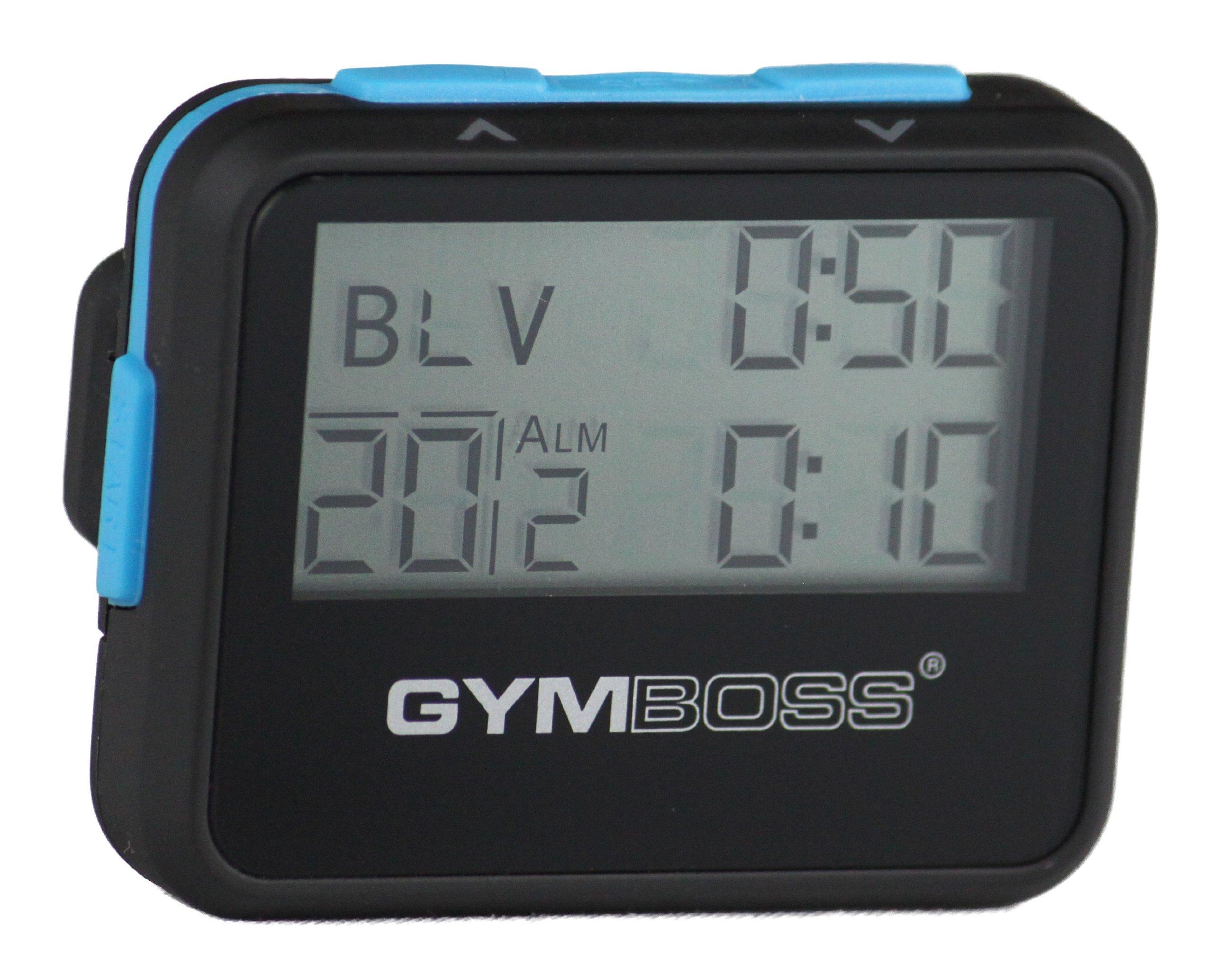 Gymboss Gymboss Interval Timer and Stopwatch - Black / Blue SOFTCOAT
