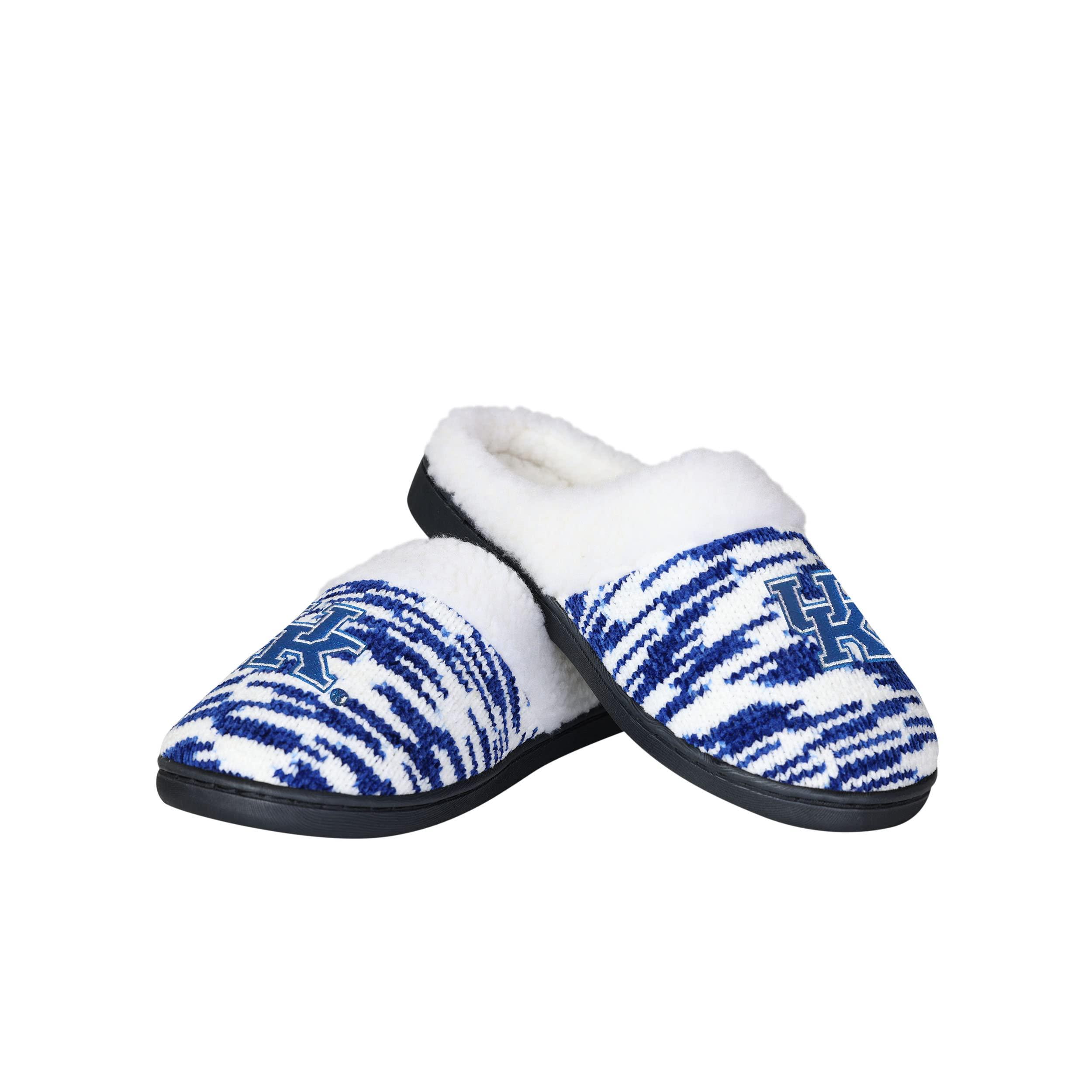 FOCO FOCO Women\'s NCAA Sherpa Lined Colorblend Cup Sole Slippers, Team Color, 9-2374