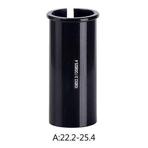 SJHY Bicycle Accessories Aluminum Alloy Bicycle Seatpost Sleeve Convert Seat Post Tube Conversion Adapter 22.2/25.4/27.2/28.6/31.6mm Bike Parts (Color : A)