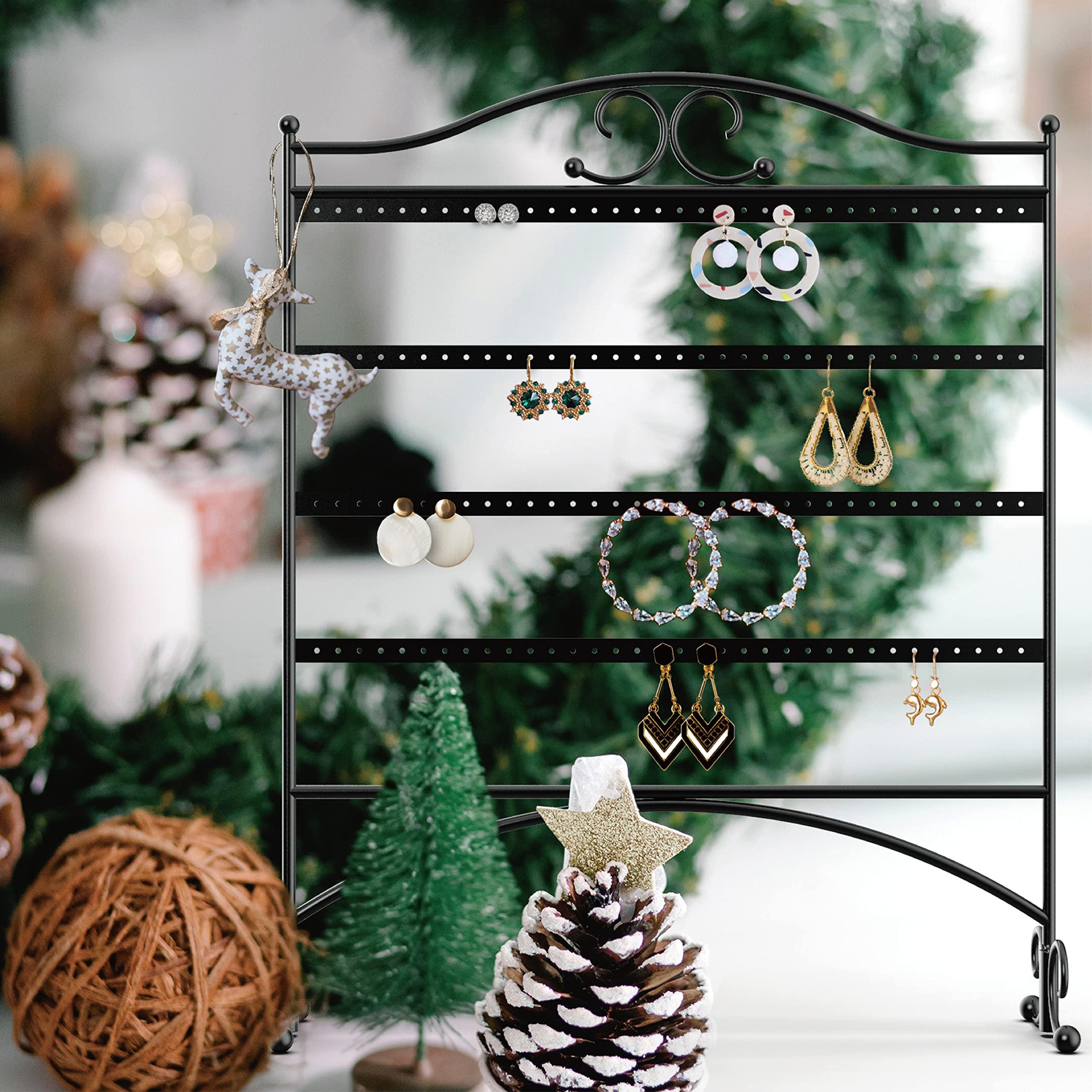 Mango Steam Mango Steam Jewelry Organizer for Hanging Earrings, Black