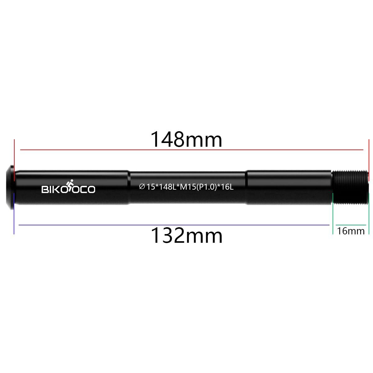 BIKOOCO BIKOOCO Bike Thru Axle Hub Adapter - Quick-Released Bicycle Hubs 1.0 mm spacing, 15 mm x 148 mm for Magura MT4,MT6,MT8