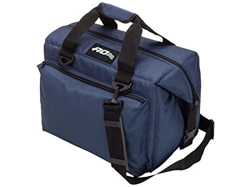 AO Coolers AO Coolers Traveler Original Soft Cooler with High-Density Insulation, Navy, 24-Can