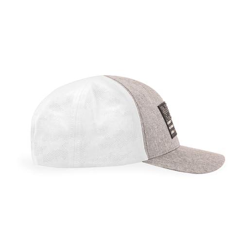 HIGHLAND TACTICAL Highland Tactical Men's CAMO American Flag CAMOTECH Snapback, Gry/WHT