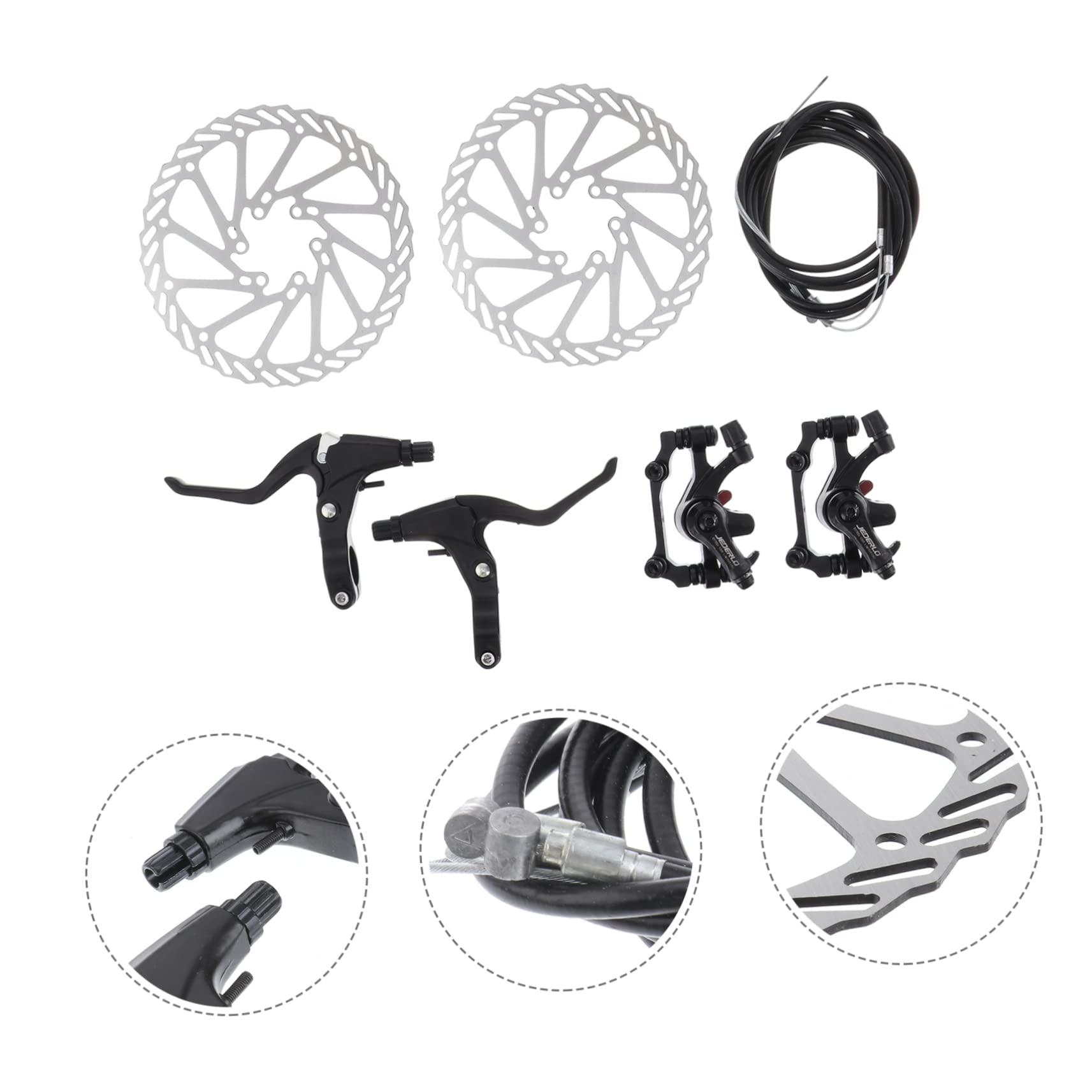 BESPORTBLE BESPORTBLE Mountain Bike Disc Brake Kit Disc Rotor Set Hand Brake Lever Shifter Cable Bike Disc Brake Screws