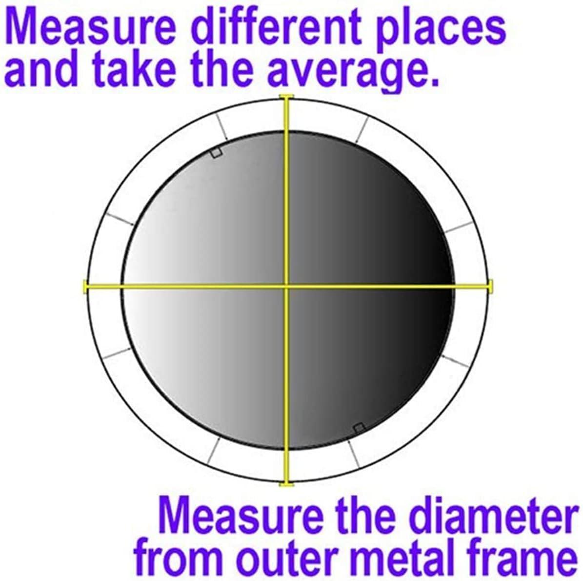 AMeLL Replacement Trampoline Cover 6ft 8ft 10ft 12ft 13ft 14ft Round Trampoline Replacement Mat Spring Cover (Color : Blue, Size : 16FT)