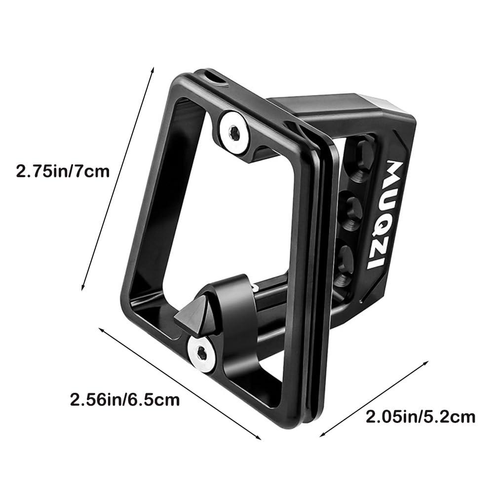 SplendoRoute SplendoRoute Bike Front Carrier Block Aluminium 3 Holes Front Carrier Shell with 7 Screws for Brompton Folding Bicycles