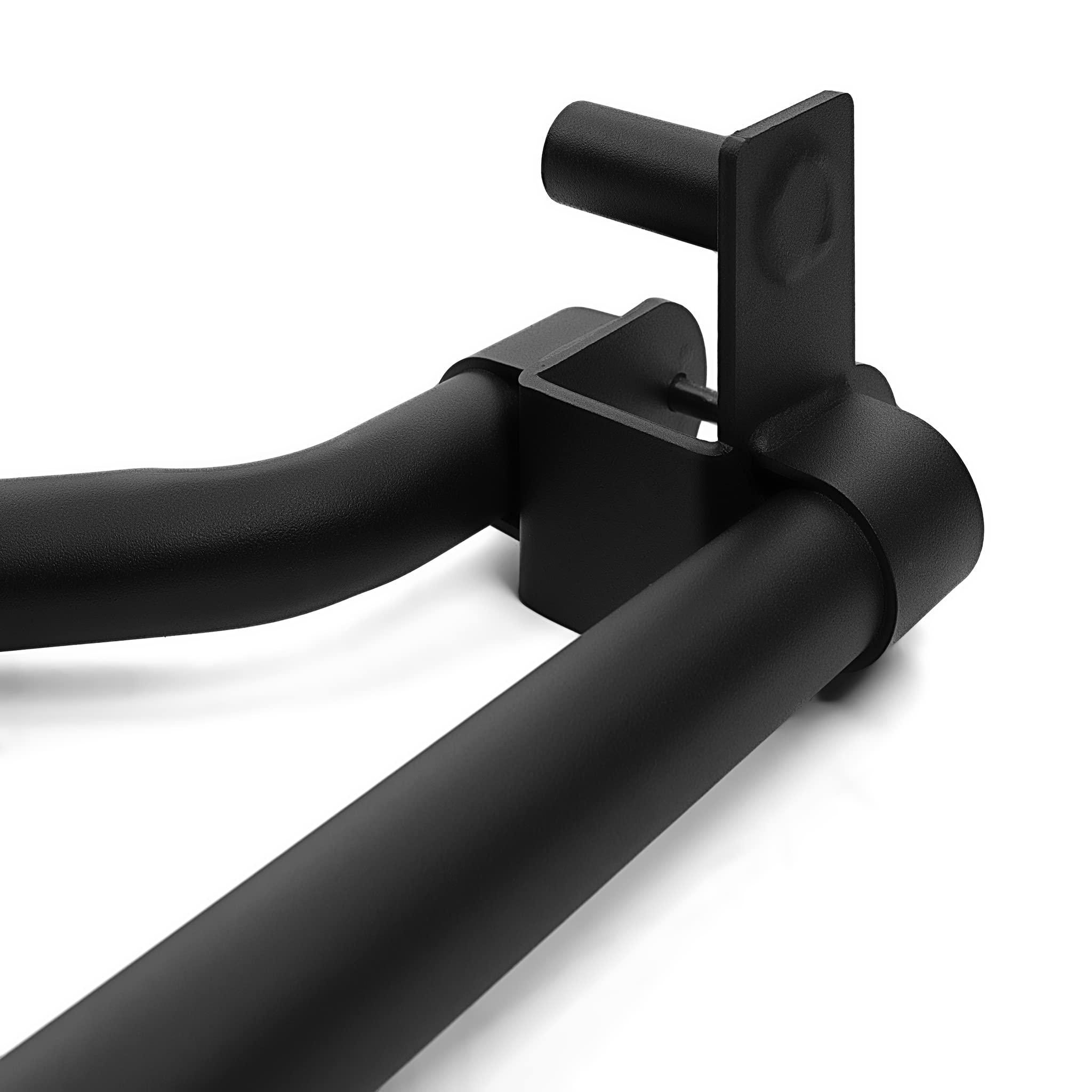 AmStaff Fitness AmStaff Fitness Dip Bar Attachment for Squat & Power Rack - Compatible for (2x2 2.5x2.5 3x3)\" Tube with 1-Inch Hole Racks - (Pair) (2\"x2\" Tube Racks)