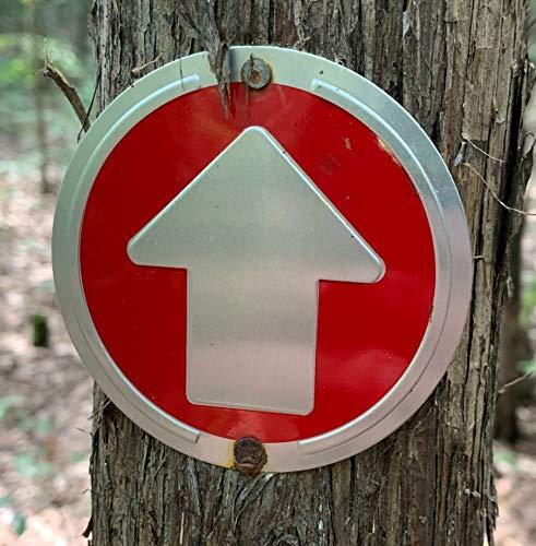 Wild Drifter Wild Drifter Trail Markers - Bright Reflective Trail Marker Pack of 24, Easy to Mount, Mark Your Trees for Hunting, Hiking, Camping, and More. (Red, 24)