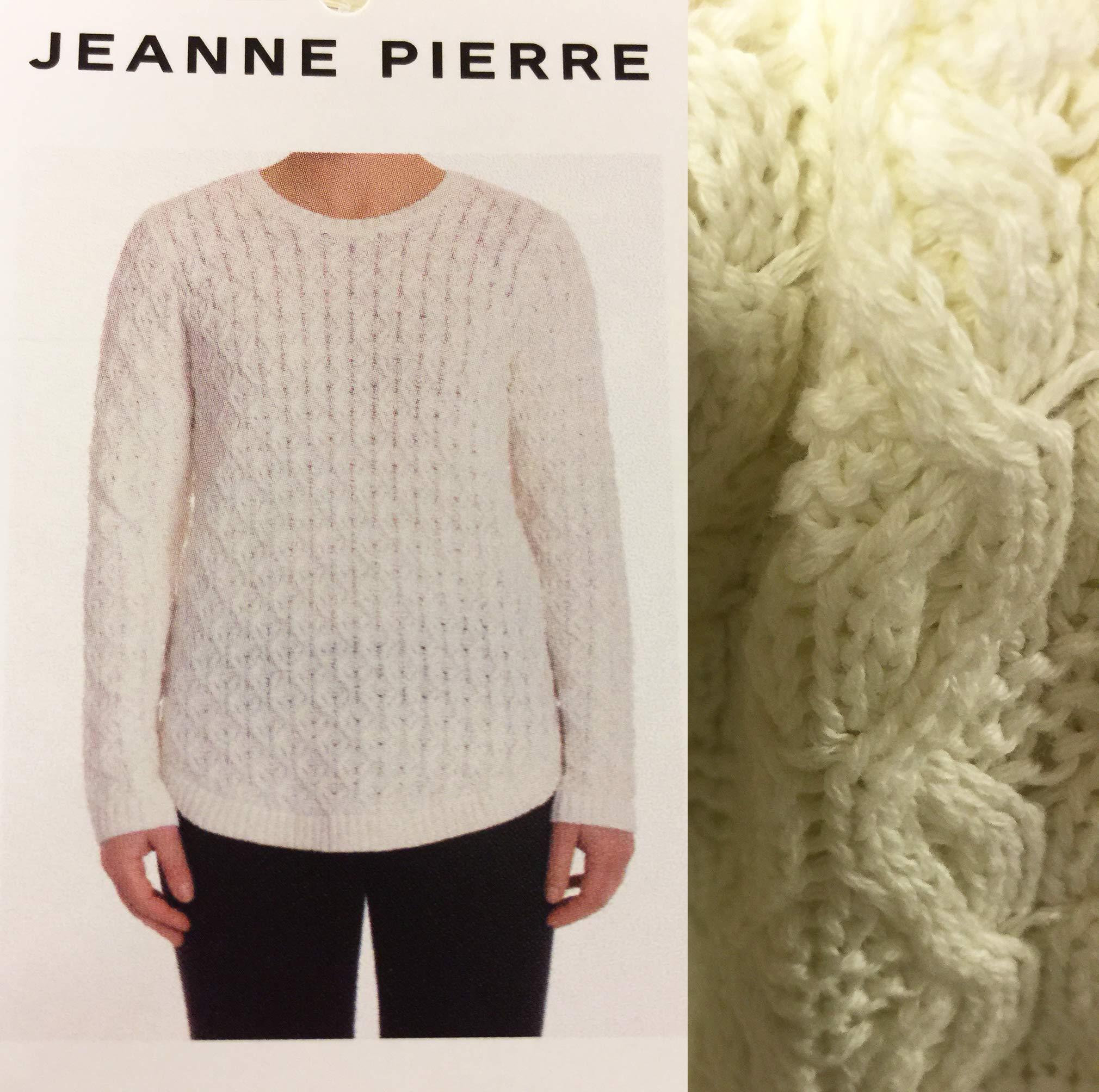 Jeanne Pierre Jeanne Pierre Ladies Crewneck Sweater (Powder, S)